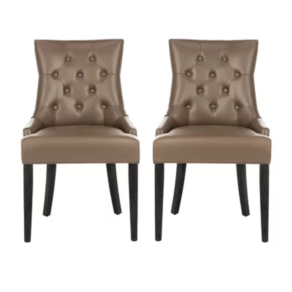 Abby Dining  Collection 2-pc. Upholstered Tufted Chair