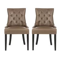 Abby Dining  Collection 2-pc. Upholstered Tufted Chair