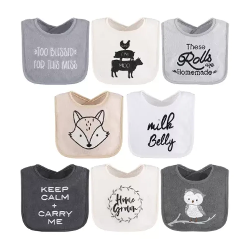 The Peanutshell Boys 8-pc. Bib