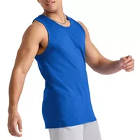 Hanes Mens Round Neck Sleeveless Tank Top