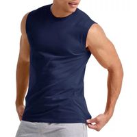 Hanes Mens Crew Neck Sleeveless Active Tank Top