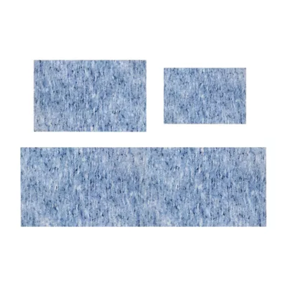 Home Weavers Inc Cloud Comfort Bath Rug 3 Pc 172122
