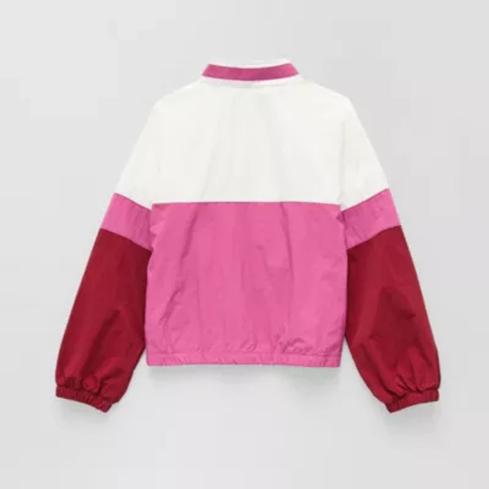 Xersion Little & Big Kid Girls Water Resistant Lightweight Anorak