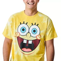 Mens Short Sleeve Spongebob Graphic T-Shirt