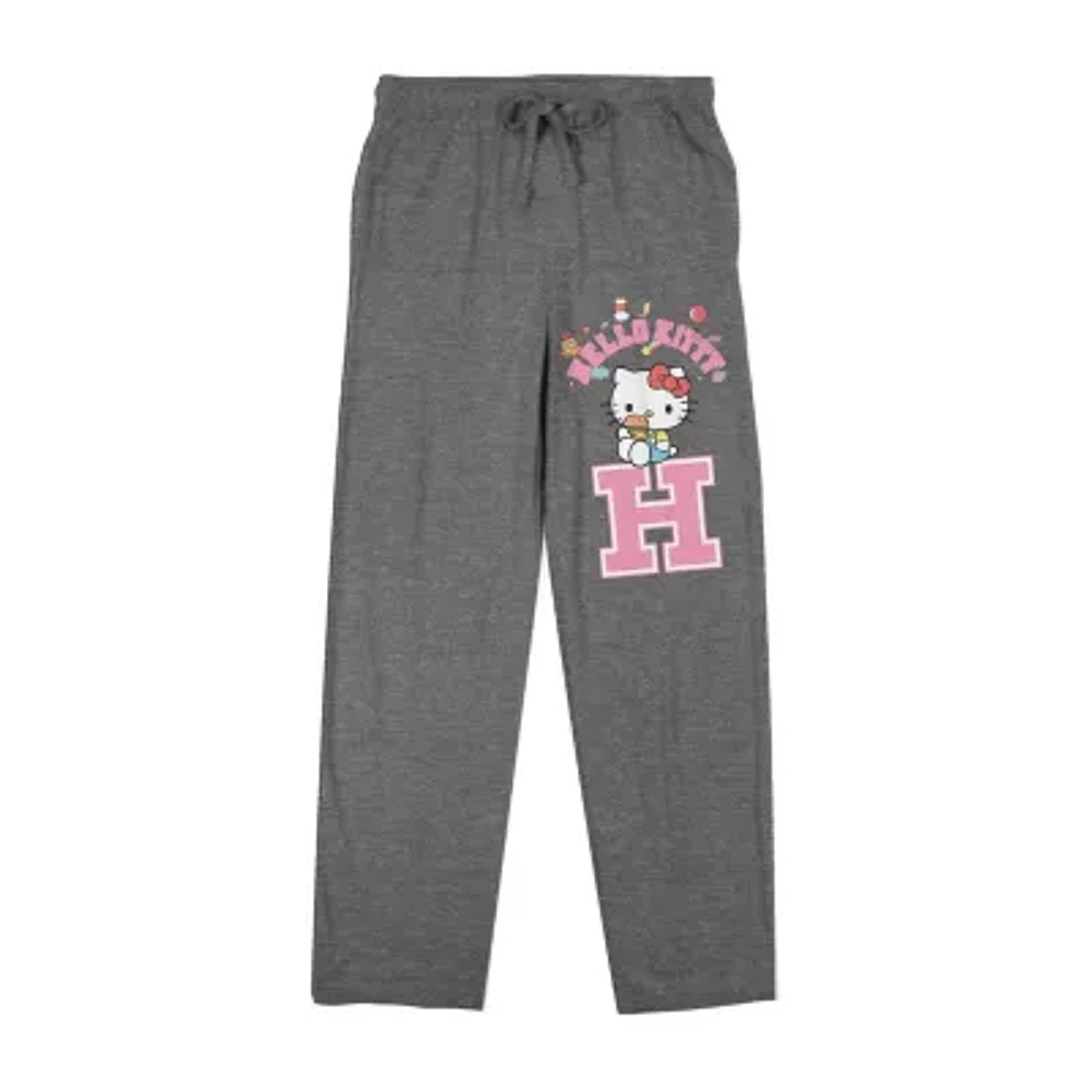 Womens Hello Kitty Plush 1 Pair Pajama Pants