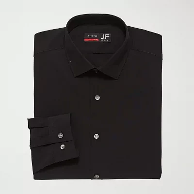 J. Ferrar 360 Stretch Performance Mens Slim Fit Fabric Long Sleeve Dress Shirt