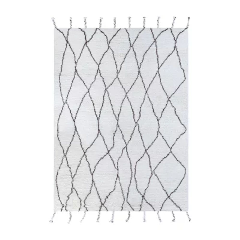 Couristan Misti Abstract Hand Knotted Indoor Rectangular Accent Rug