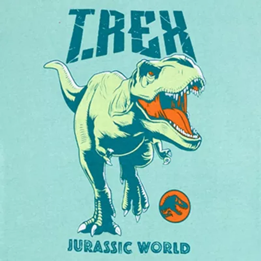 Toddler Boys Jurassic World Crew Neck Short Sleeve 4-pc. Pajama Sets