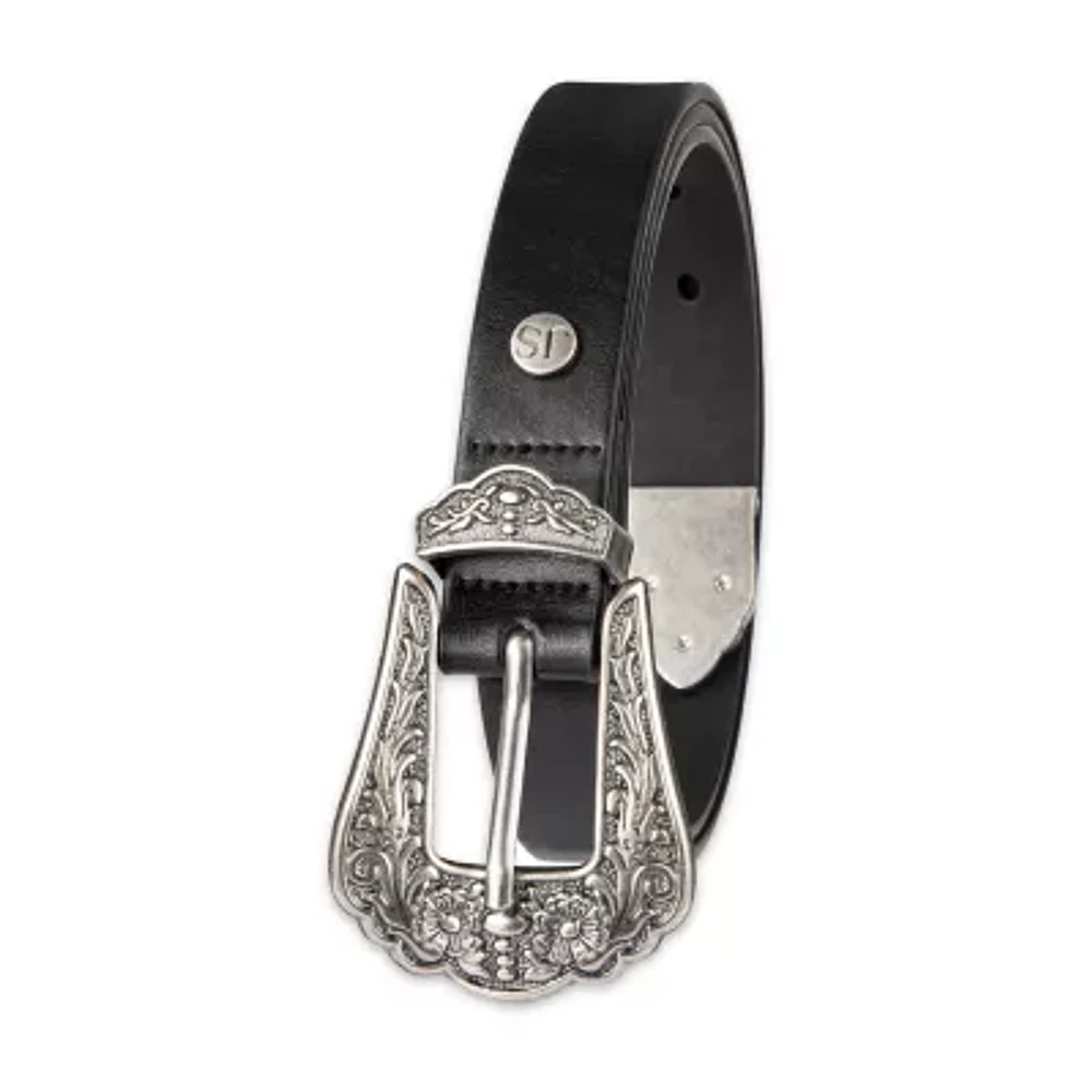 JS Jessica Simpson 1" Western 3 Piece Pack Womens Belt