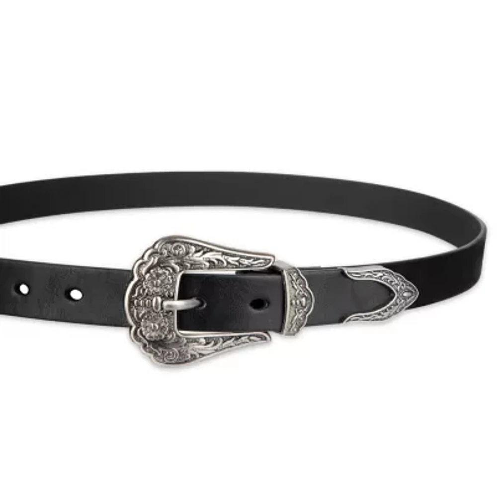 JS Jessica Simpson 1" Western 3 Piece Pack Womens Belt