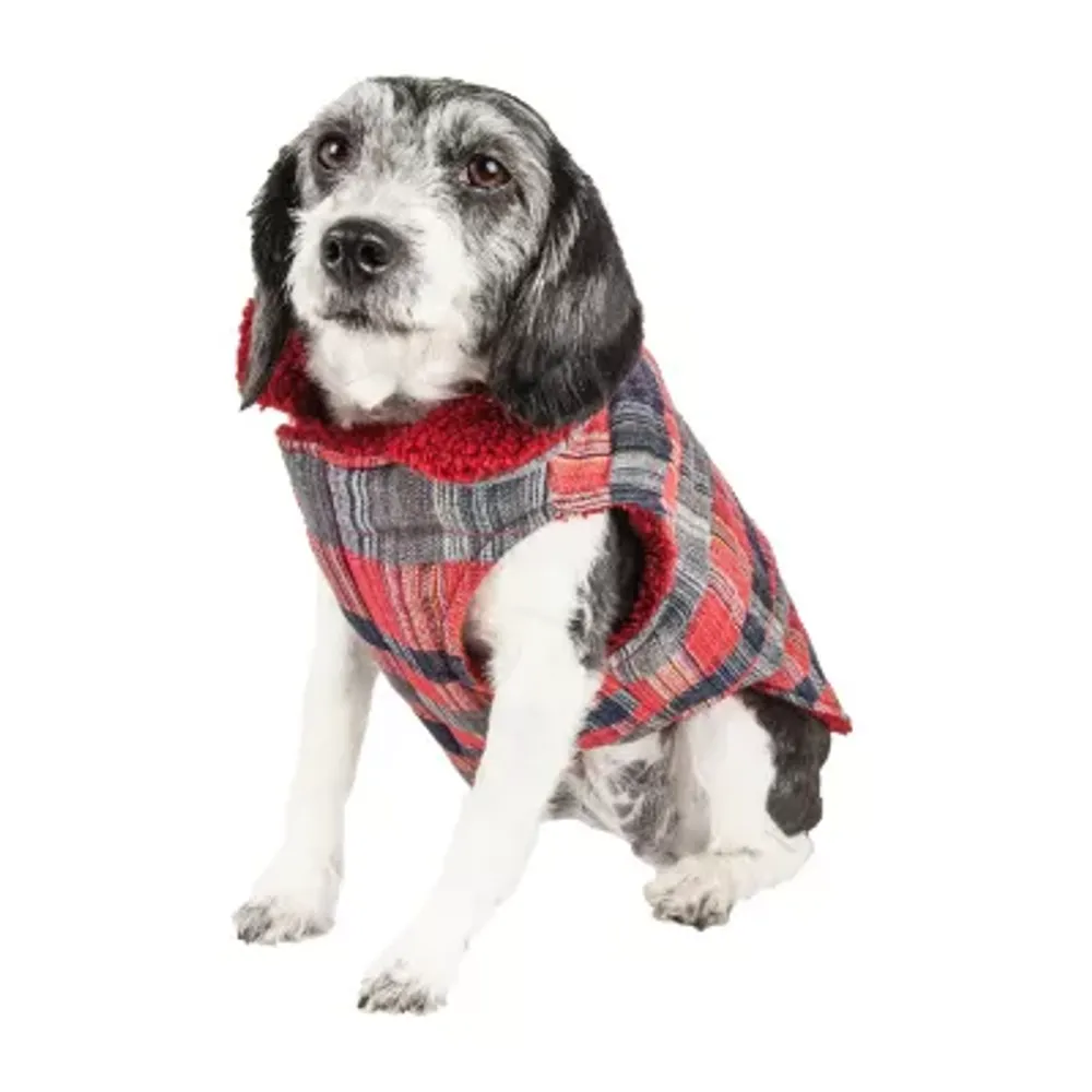 Pet Life ® 'Scotty' Tartan Classical Plaided Insulated Dog Coat Jacket