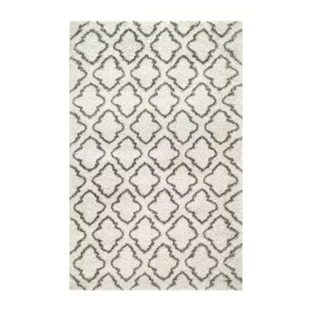 nuLoom Burma Trellis Shaggy Rectangular Rug