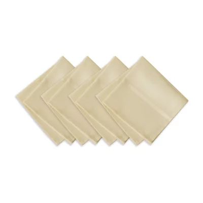Elrene Home Fashions Elegance Plaid Damask Set of 4 Napkin