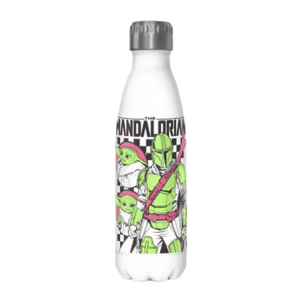 Disney Collection Star Wars Mando Checks 17 Oz Stainless Steel Bottle