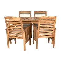 Willard Collection -pc. Weather Resistant Rectangular Dining Set