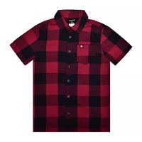 Airwalk Big Kid Boys Short Sleeve Regular Fit Button-Down Shirt