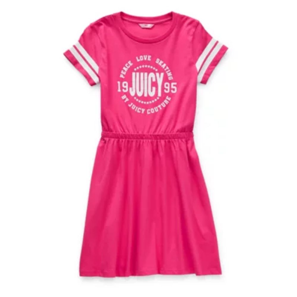 Juicy By Couture Little & Big Kid Girls Short Sleeve Skater Dress