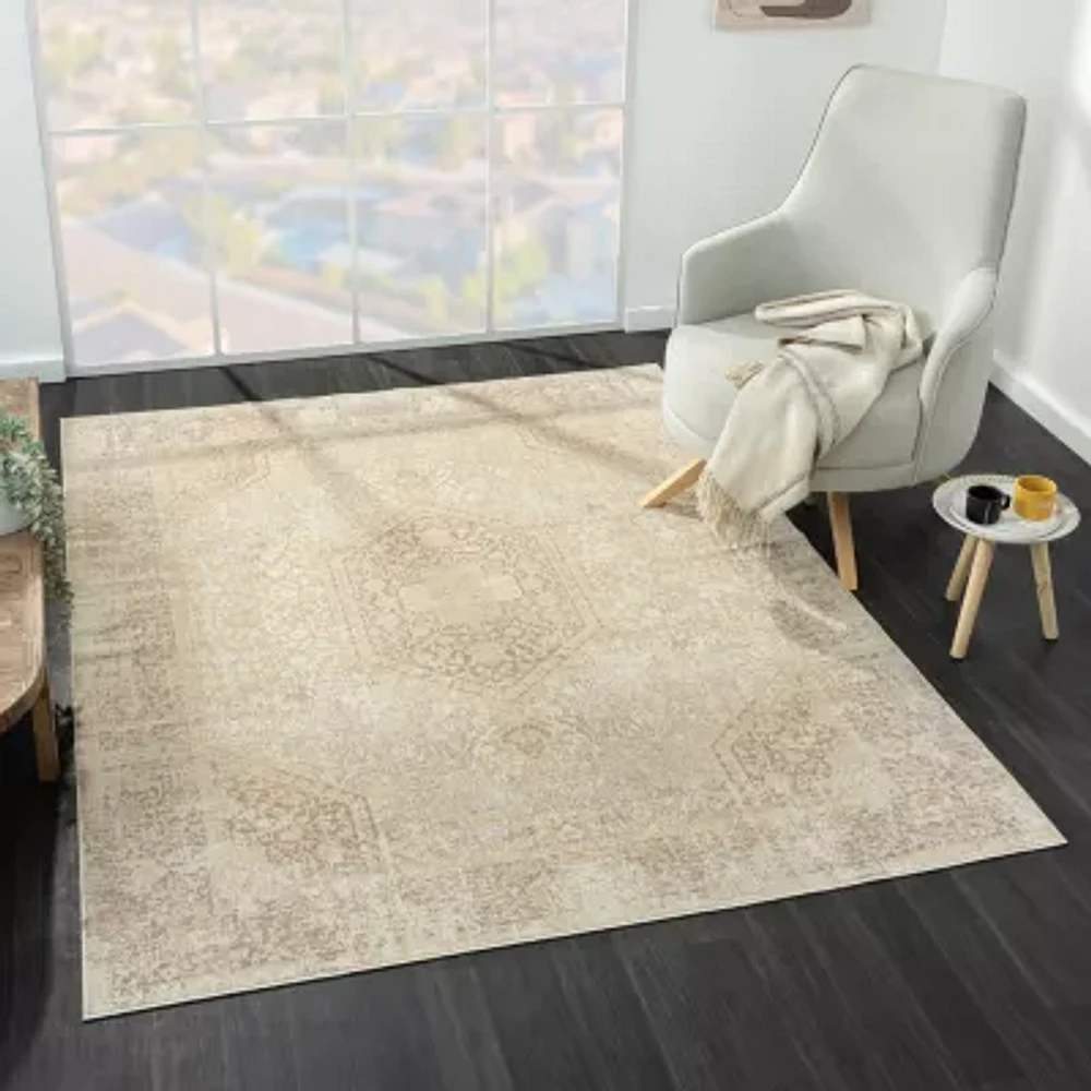 LR Home Aris Medallion Indoor Rectangular Accent Rug