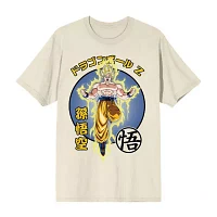 Mens Crew Neck Short Sleeve Regular Fit Dragon Ball Z Graphic T-Shirt