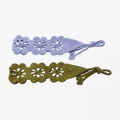 Arizona Blue & Green Crochet 2-pc. Headband