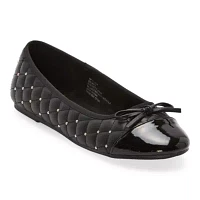 Thereabouts Lexa Little & Big Kid Girls Cap Closed Toe Ballet Flats