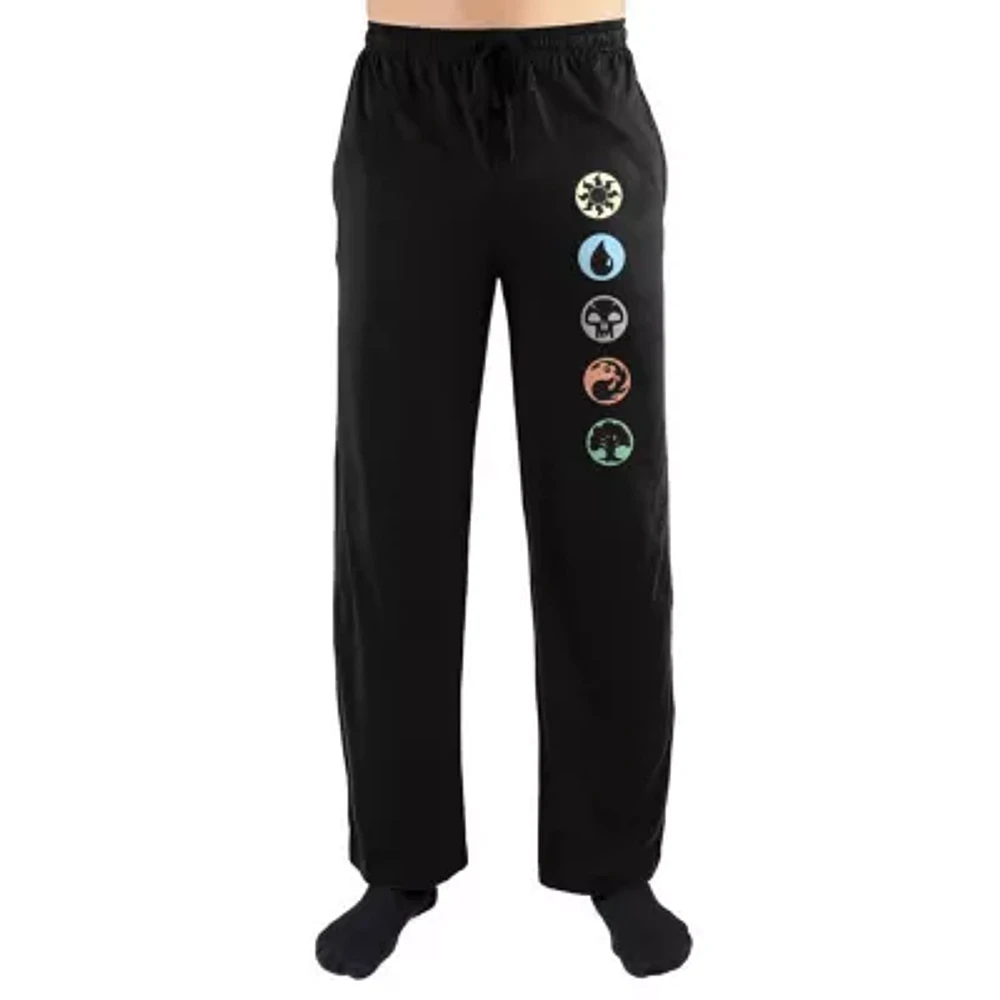 Magic The Gathering Mens Fleece 1 Pair Pajama Pants
