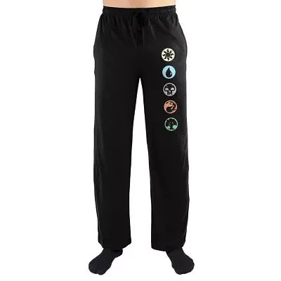 Magic The Gathering Mens Fleece 1 Pair Pajama Pants