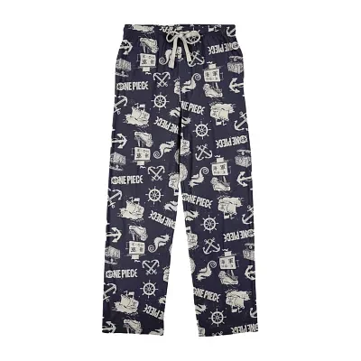 Live Action Maritime Icons Mens Fleece 1 Pair Pajama Pants