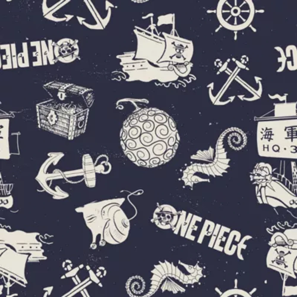 Live Action Maritime Icons Mens Fleece 1 Pair Pajama Pants