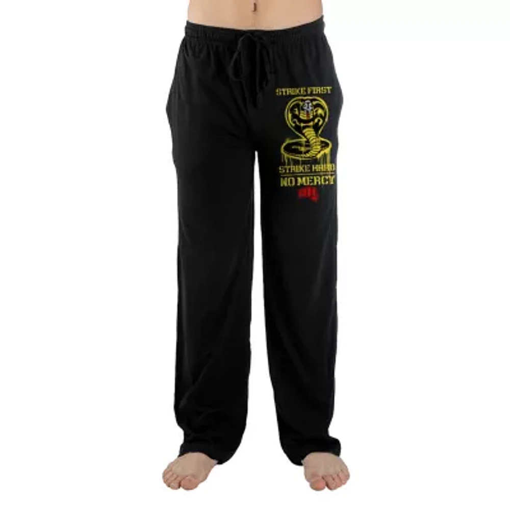 Mens Cobra Kai Fleece 1 Pair Pajama Pants