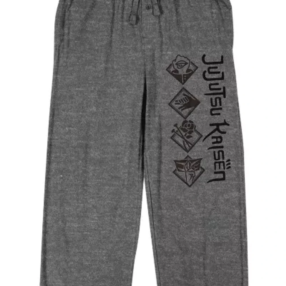 Jujutsu Kaisen Mens Fleece 1 Pair Pajama Pants