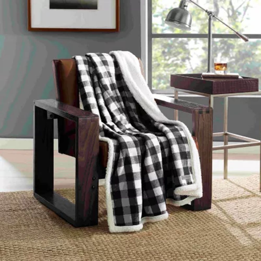 Eddie Bauer Cabin Plaid Washable Lightweight Throw