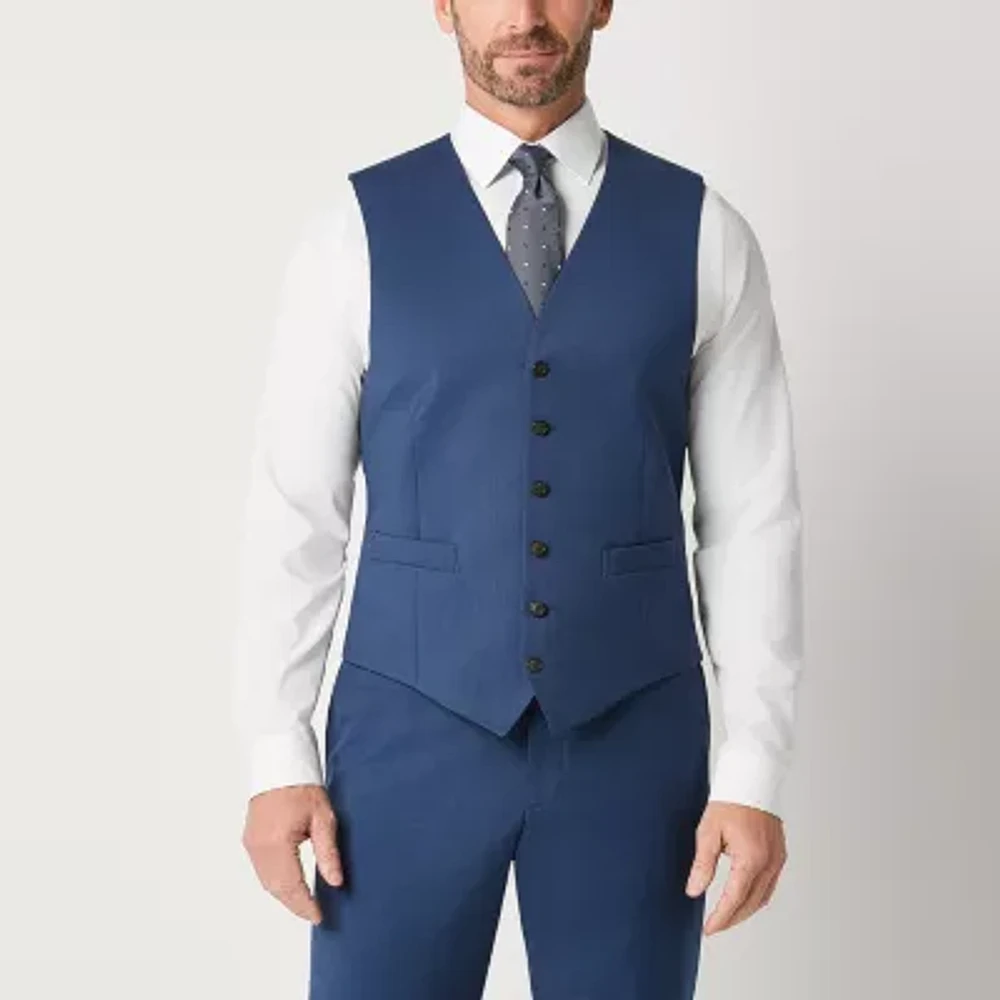 Stafford Coolmax All Season Ecomade Mens Big and Tall Stretch Fabric Classic Fit Suit Vest