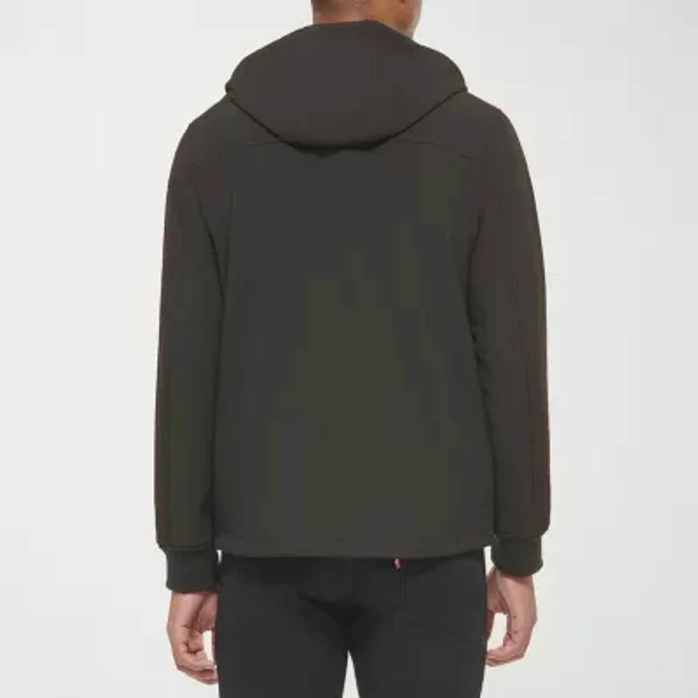 Levi's Mens Hooded Water Resistant Midweight Softshell Jacket