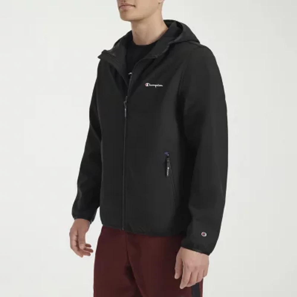Champion Mens Hooded Water Resistant Midweight Softshell Jacket