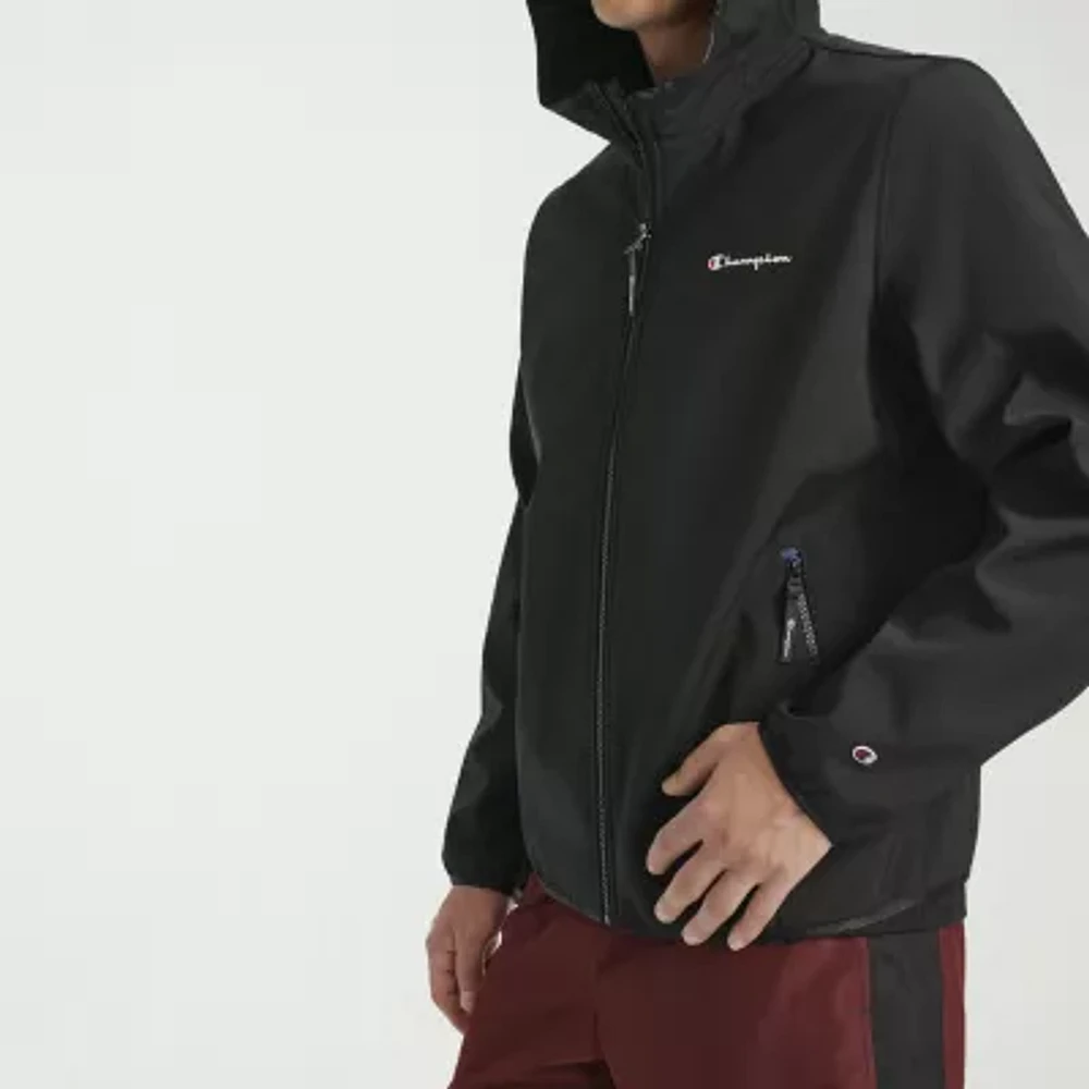 Champion Mens Hooded Water Resistant Midweight Softshell Jacket