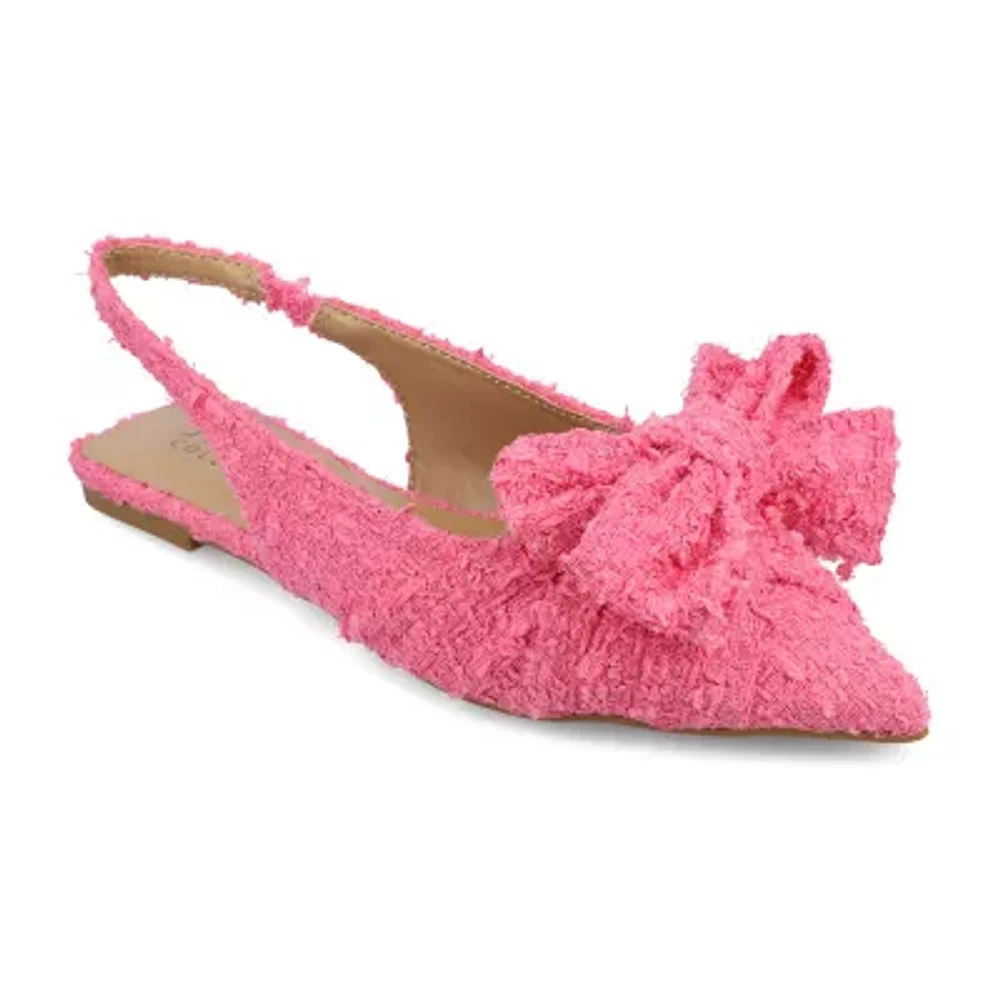 Journee Collection Sabbrina Womens Pointed Closed Toe Ballet Flats