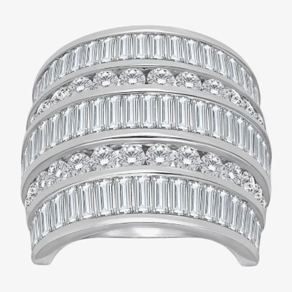 (I / I1) Womens 4 CT. T.W. Lab Grown White Diamond 10K Gold Band