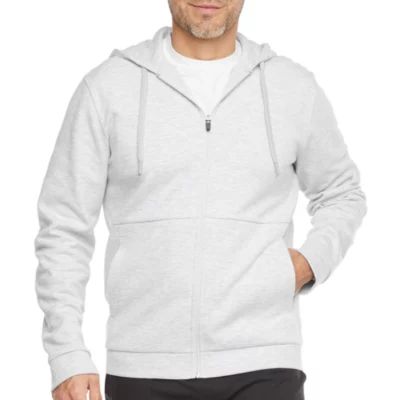 Stylus Mens Full Zip Long Sleeve Fleece Hoodie