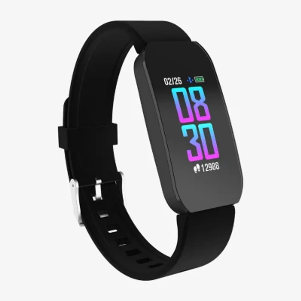 Itouch Unisex Adult Black Smart Watch 500143b-42-G02
