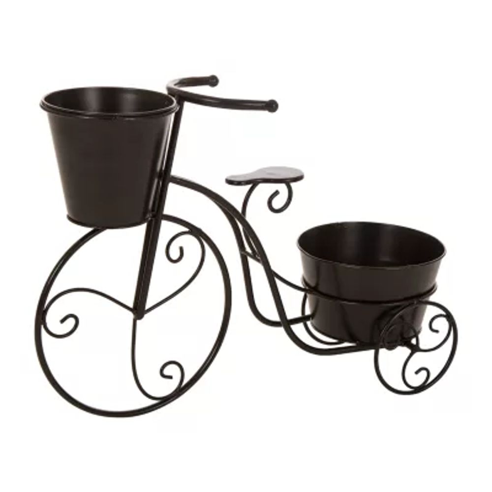 Glitzhome 21.5L Metal Bicycle Planter Stands