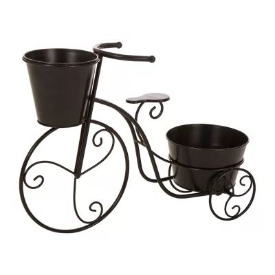 Glitzhome 21.5L Metal Bicycle Planter Stands