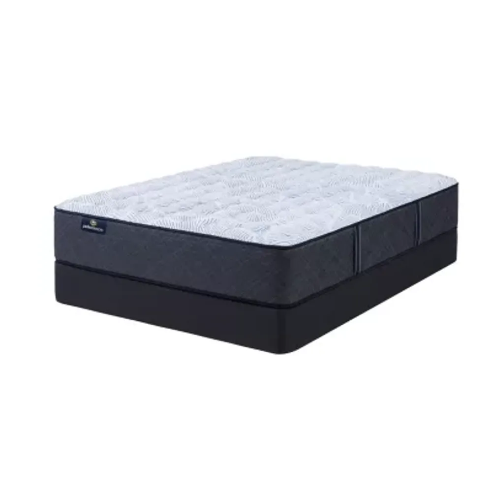 Serta Perfect Sleeper Blue Lagoon Nights 13.5" Medium Tight Top - Mattress + Box Spring