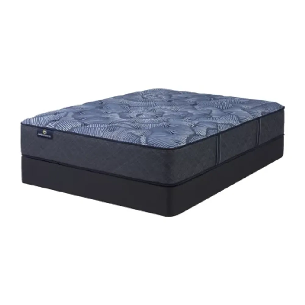 Serta Perfect Sleeper Cobalt Calm 13.25" Plush Tight Top - Mattress + Box Spring