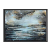 Lumaprints Light And Clouds Framed Canvas Art
