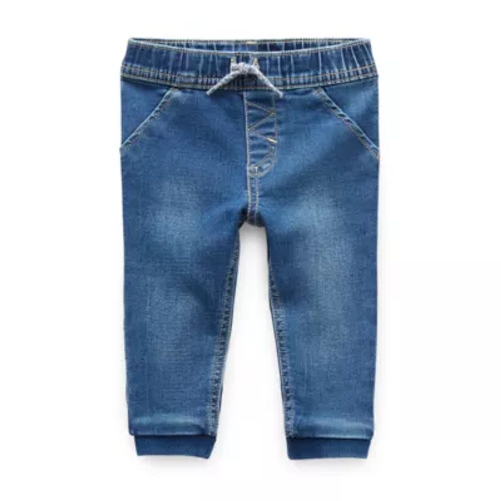 Okie Dokie Baby Boys Tapered Regular Fit Pull-On Pant