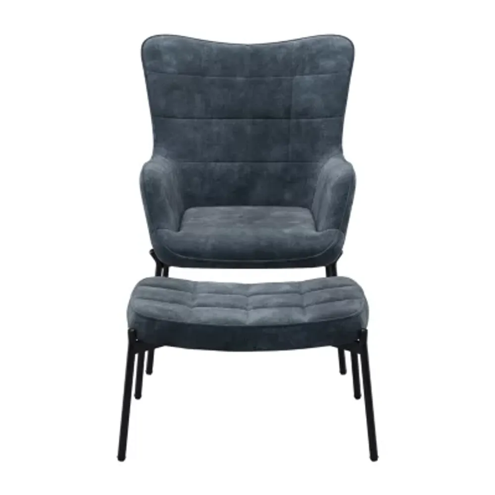 Charlotte Tufted Upholstered Wingback Chair