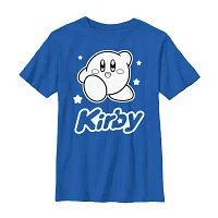 Kirby Little & Big Kid Boys Crew Neck Short Sleeve Regular Fit Graphic T-Shirt