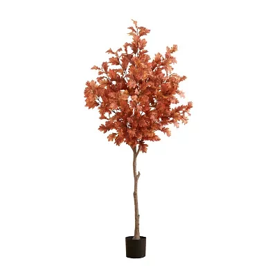 Nearly Natural 6ft Autumn Oak Artificial Tree