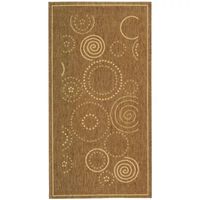 Courtyard Circles Indoor/Outdoor Rectangular Rugs